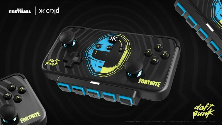 CRKD reveals NEO S 5-Fret Daft Punk Fortnite Festival Edition controller