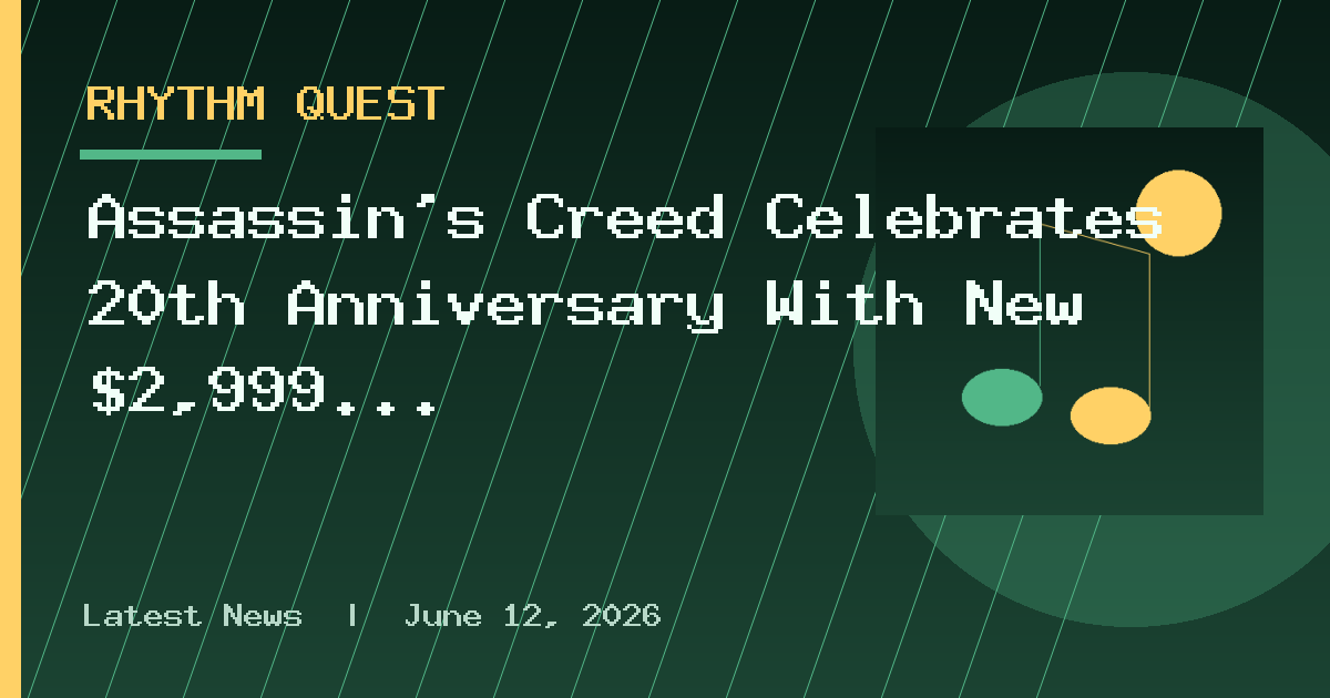 Assassin's Creed Celebrates 20th Anniversary With New $2,999 Release