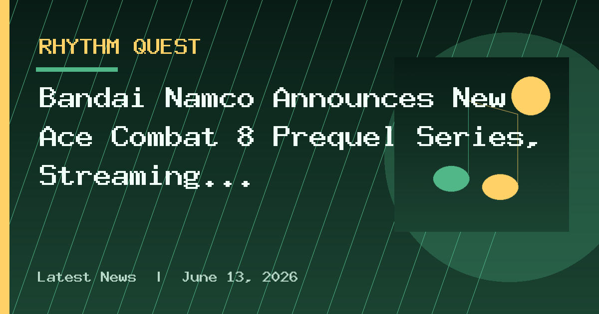 Bandai Namco Announces New Ace Combat 8 Prequel Series, Streaming First on IGN