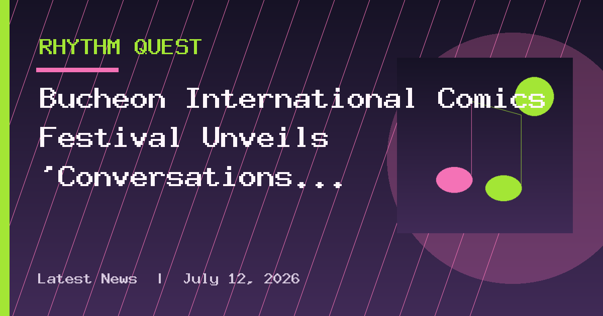 Bucheon International Comics Festival Unveils 'Conversations with Authors