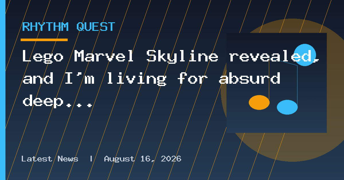 Lego Marvel Skyline revealed, and I'm living for absurd deep cuts like