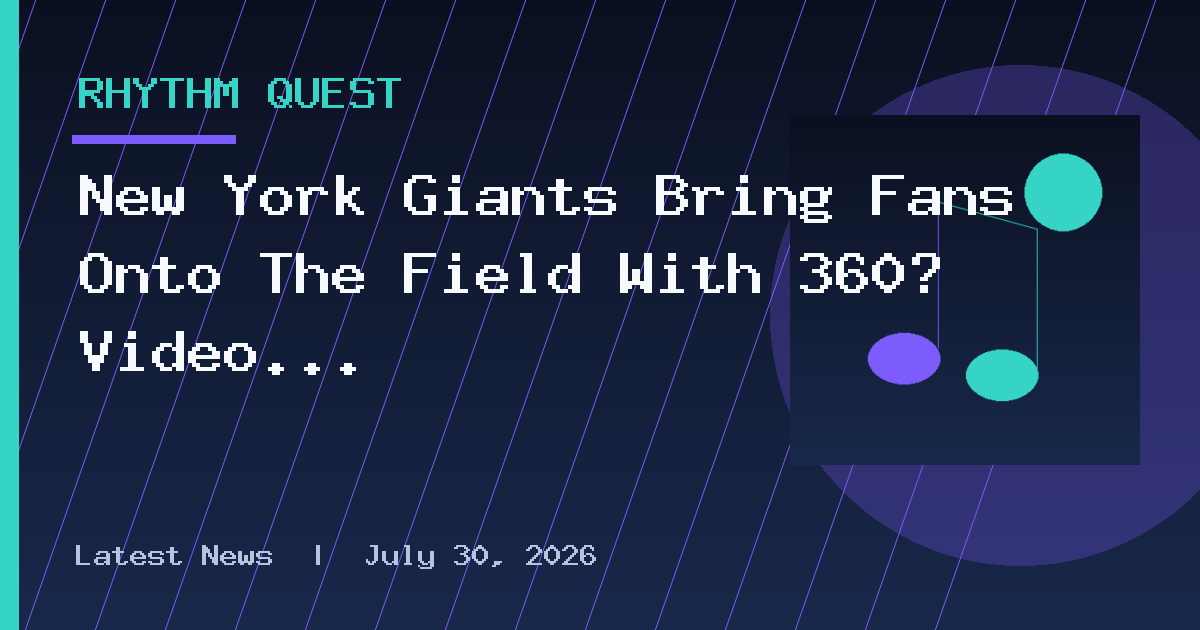 New York Giants Bring Fans Onto The Field With 360° Video