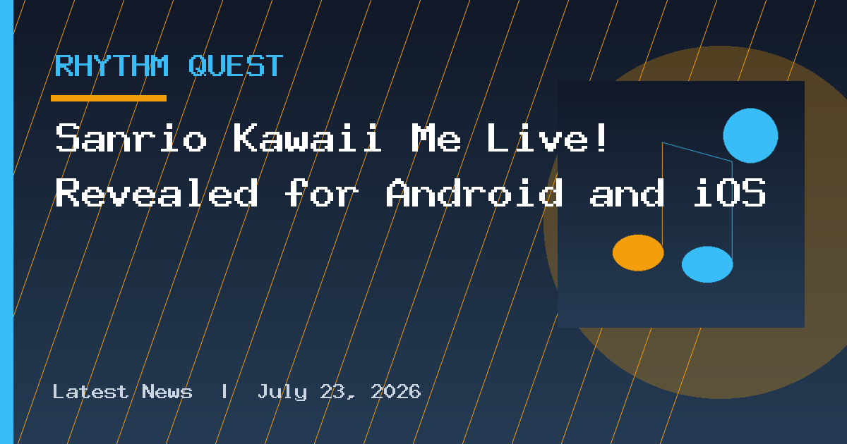 Sanrio Kawaii Me Live! Revealed for Android and iOS