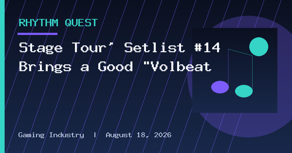 Stage Tour’ Setlist #14 Brings a Good “Volbeat